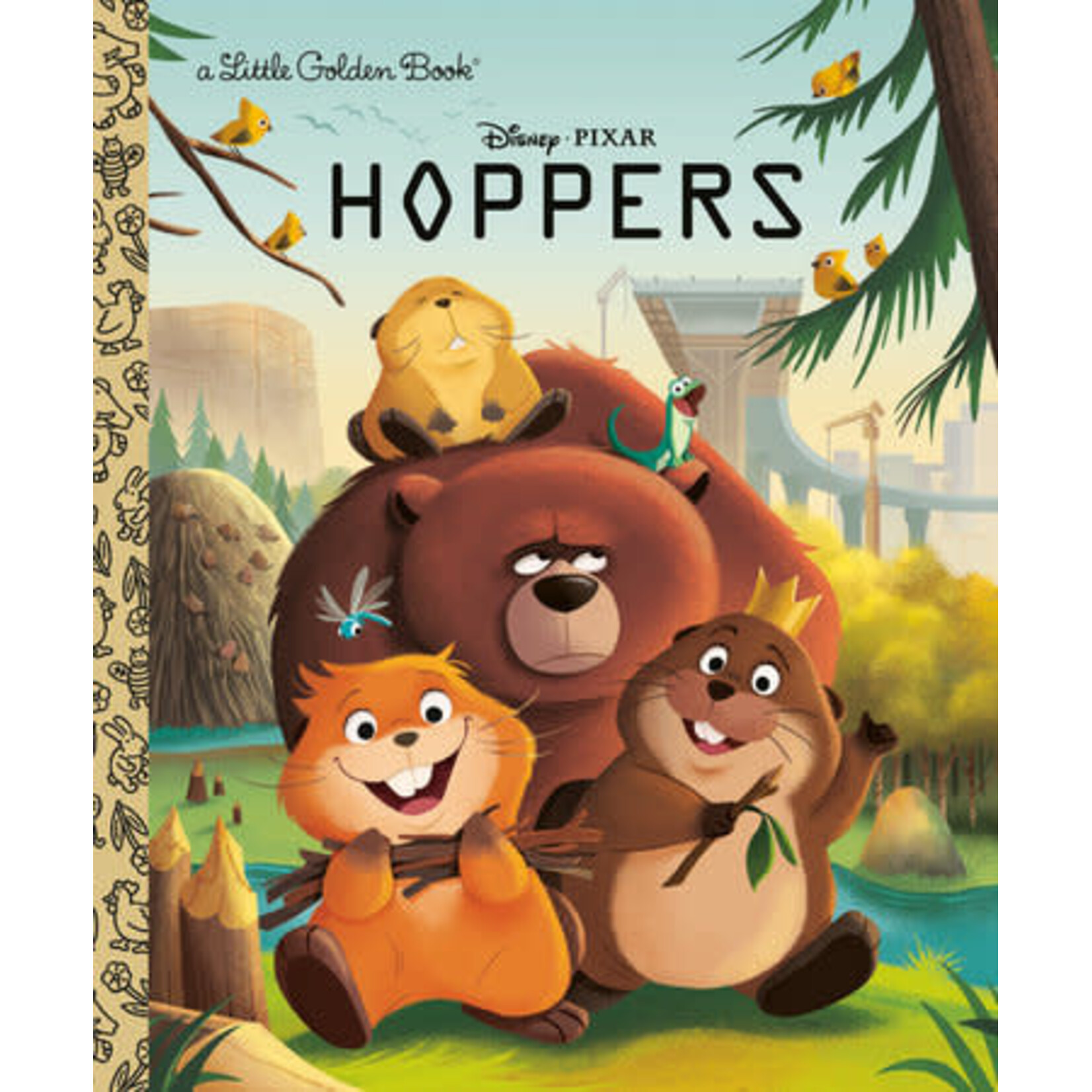 Little Golden Books Disney/Pixar- Hoppers  (Little Golden Book)