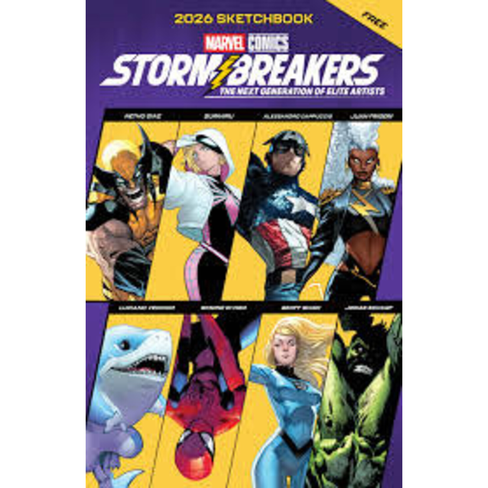 Marvel Comics Marvel Comics: Storm Breakers 2026 Sketchbook