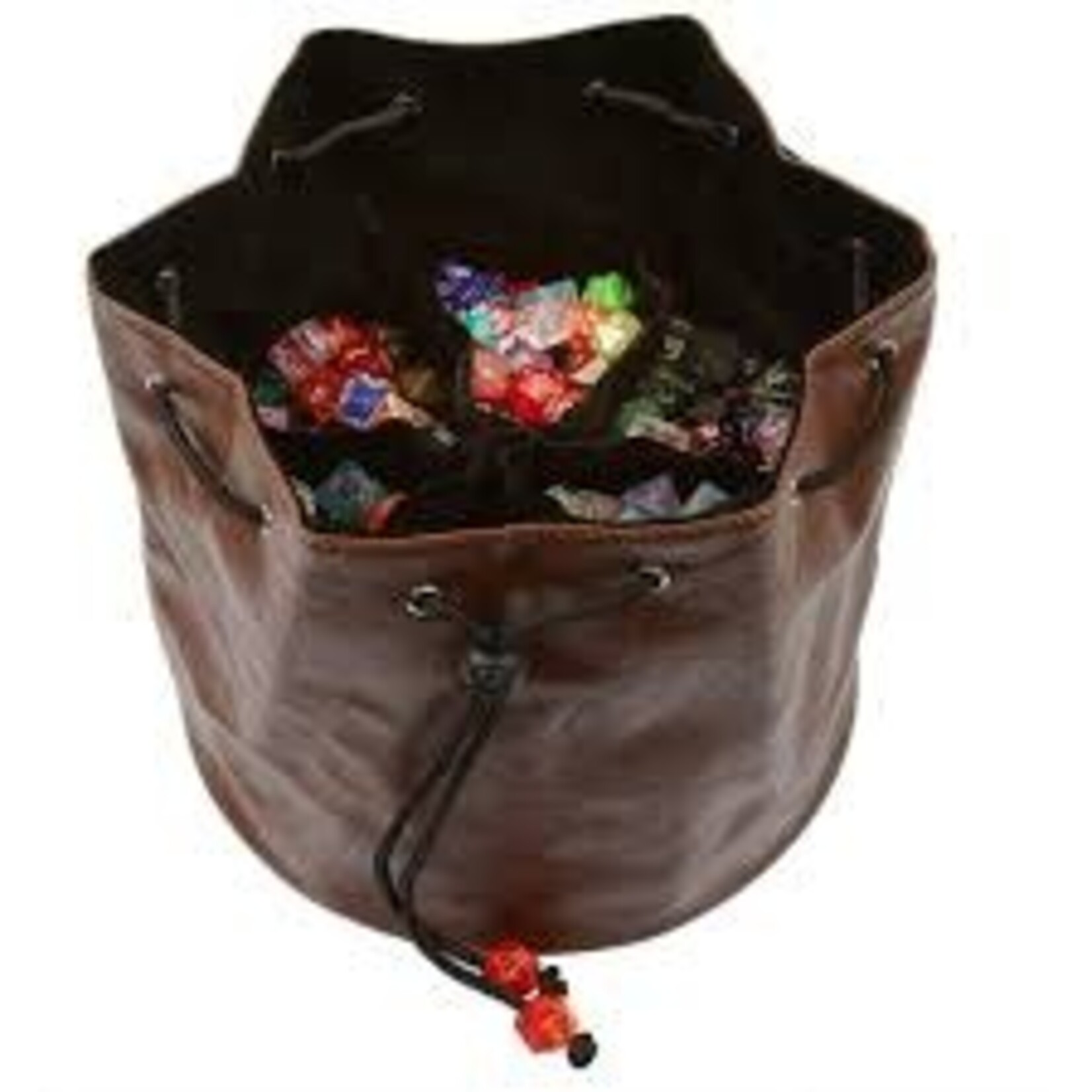 Forged Pouch of the Endless Hoard Dice Bag - Brown Black
