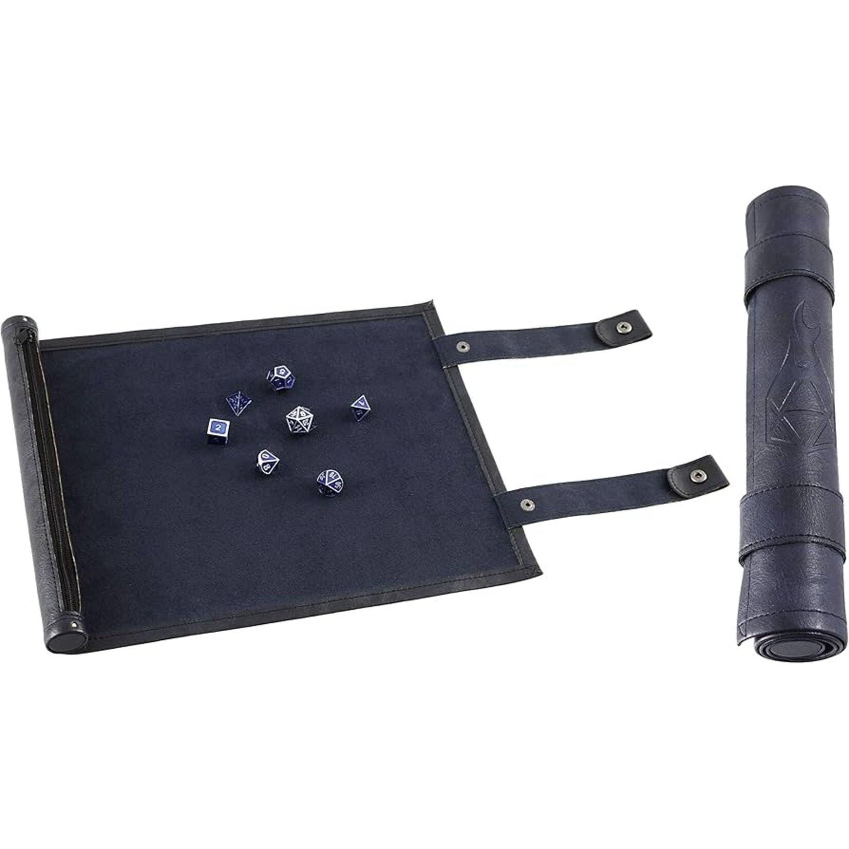 Forged Scroll of Casting: Dice Storage Mat - Blue