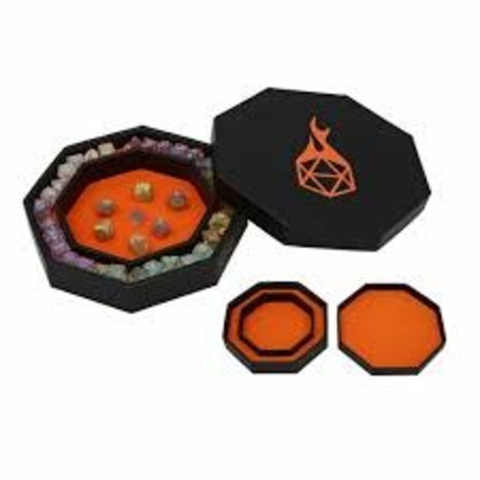 Forged Dice Arena: Premium Dice Tray - Orange