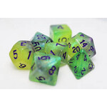 Foam Brain Games Glow in the Dark Luminescent Jellyfish RPG Dice Set