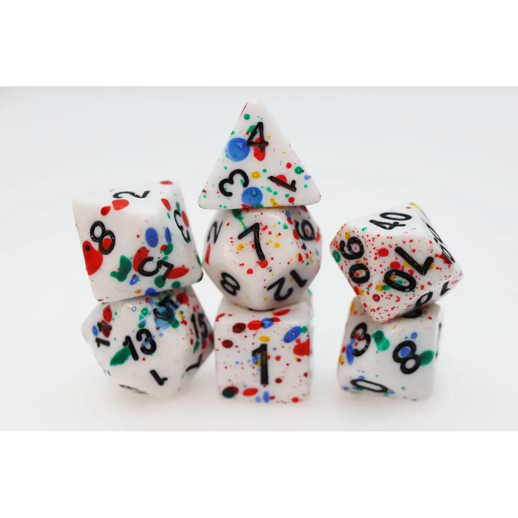Foam Brain Games Paint Splatter RPG Dice Set