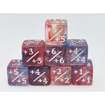 Foam Brain Games +1/+1 Primary Colored Marble Counters for Magic - set of 8