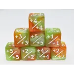 Foam Brain Games +1/+1 Green & Gold Counters for Magic - set of 8