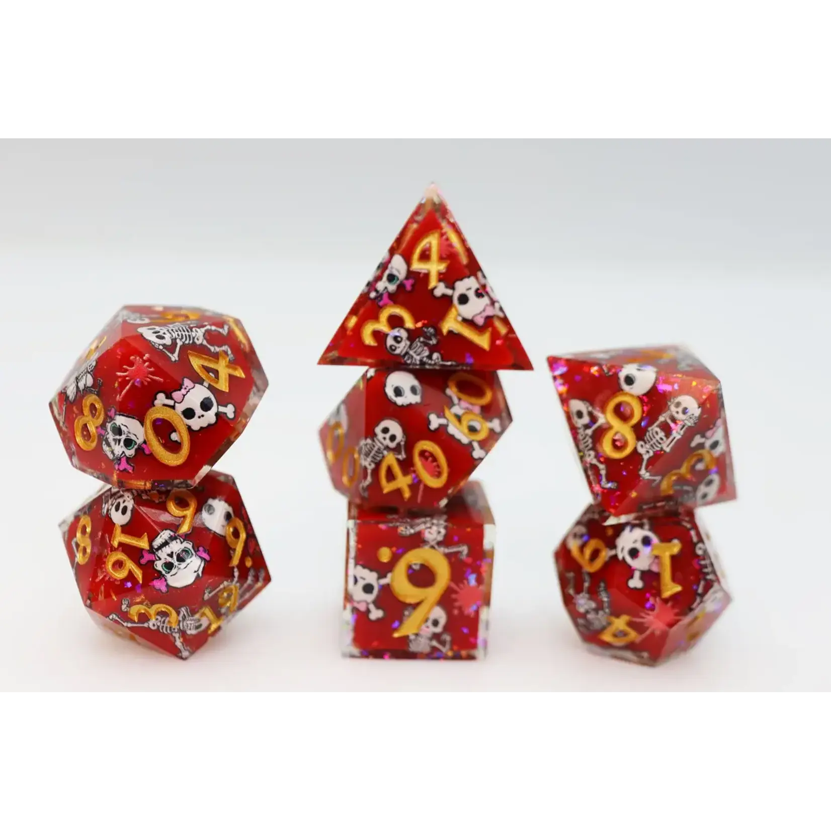 Foam Brain Games Somebody to Love: Sharp Edge Decal RPG Dice Set