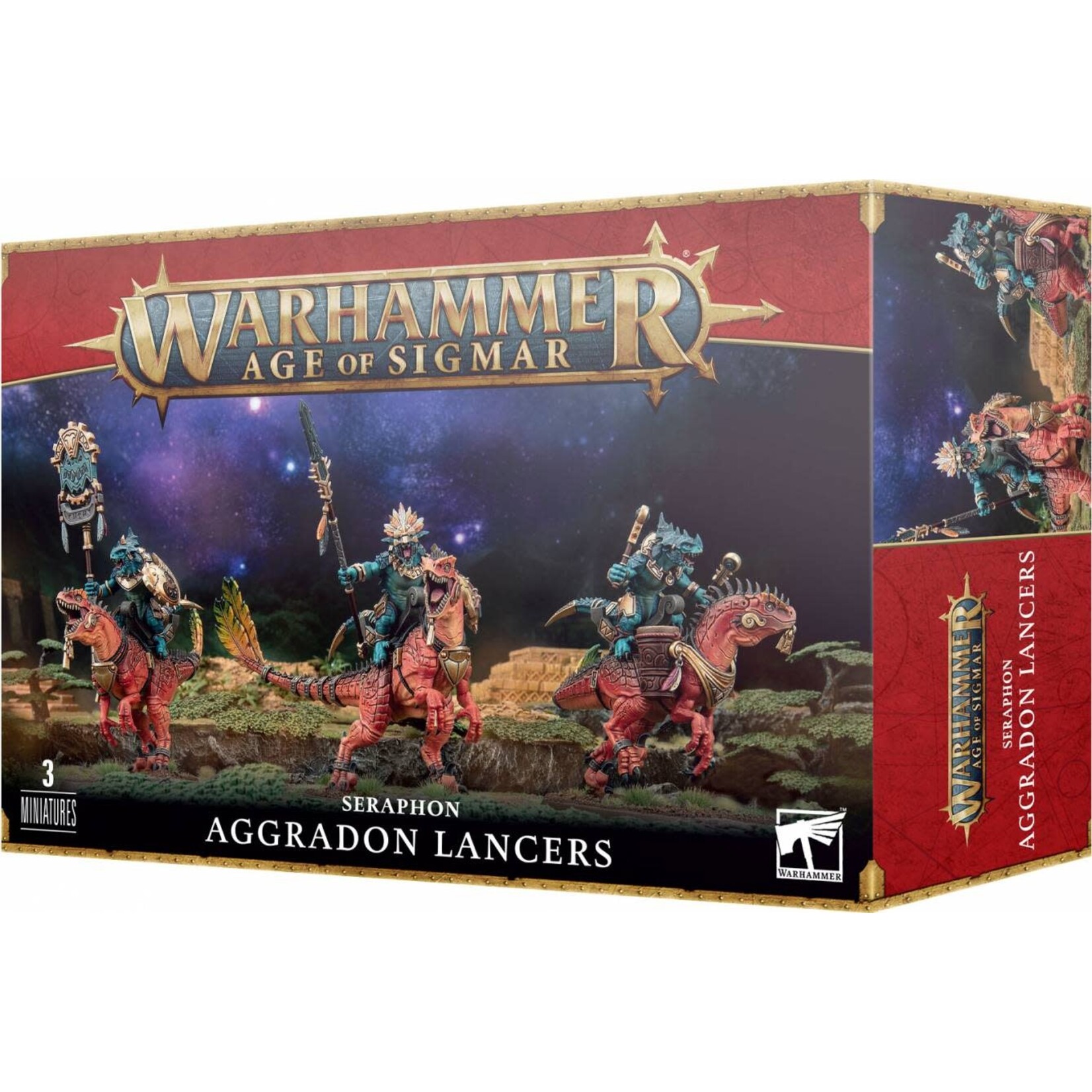 Warhammer Warhammer Age of Sigmar: Seraphon - Aggradon Lancers