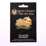 Hymgho Enamel Pin: Lawful Sleepy Sloth