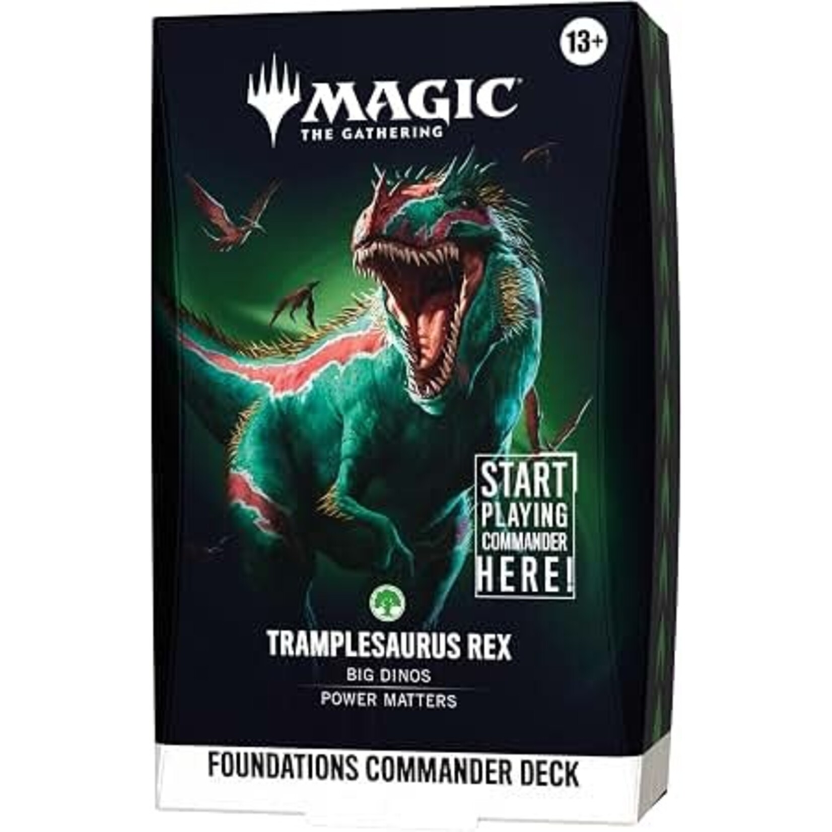 Wizards of the Coast MTG Foundations Commander Deck [Tramplesaurus Rex]