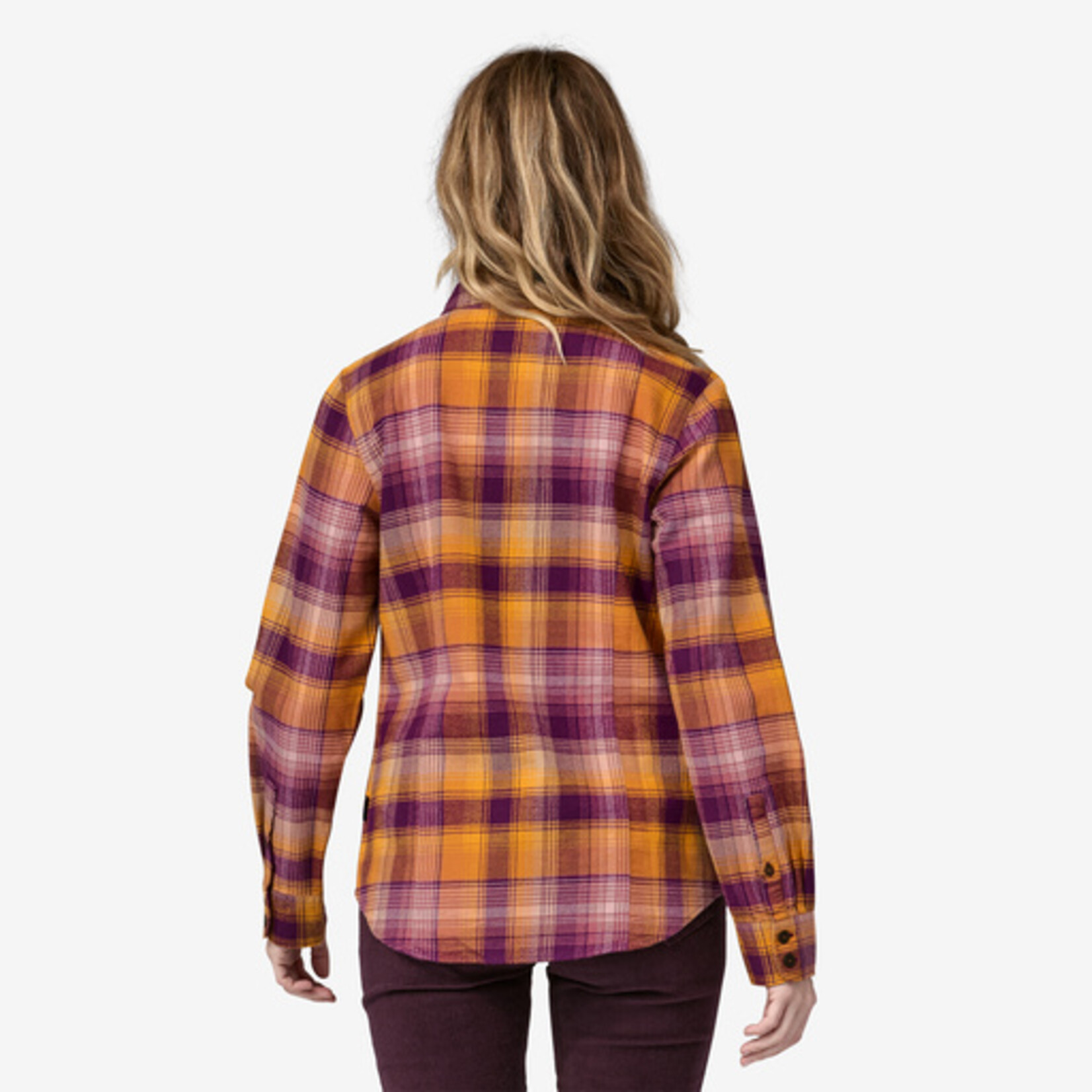 Patagonia Women's Long-Sleeved Organic Cotton Midweight Fjord Flannel Shirt