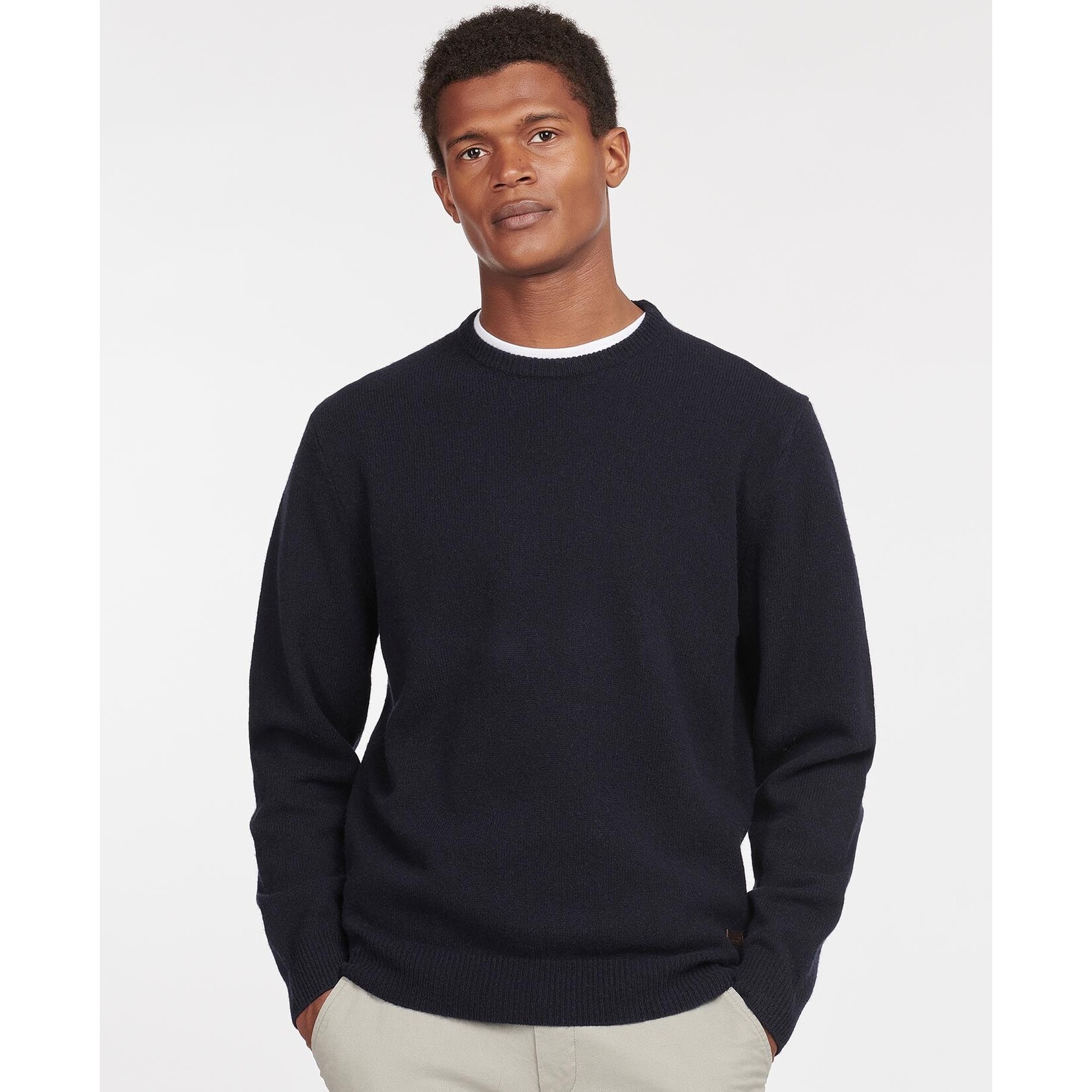 Barbour Men's Essential Pullover Patch Crew Sweater