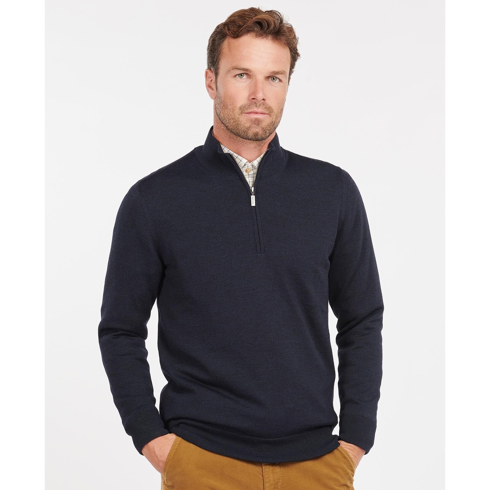 Barbour Men's Gamlan Half Zip Sweater