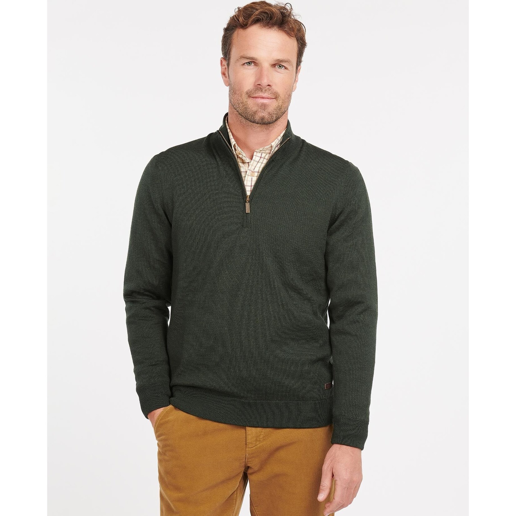 Barbour Men's Gamlan Half Zip Sweater