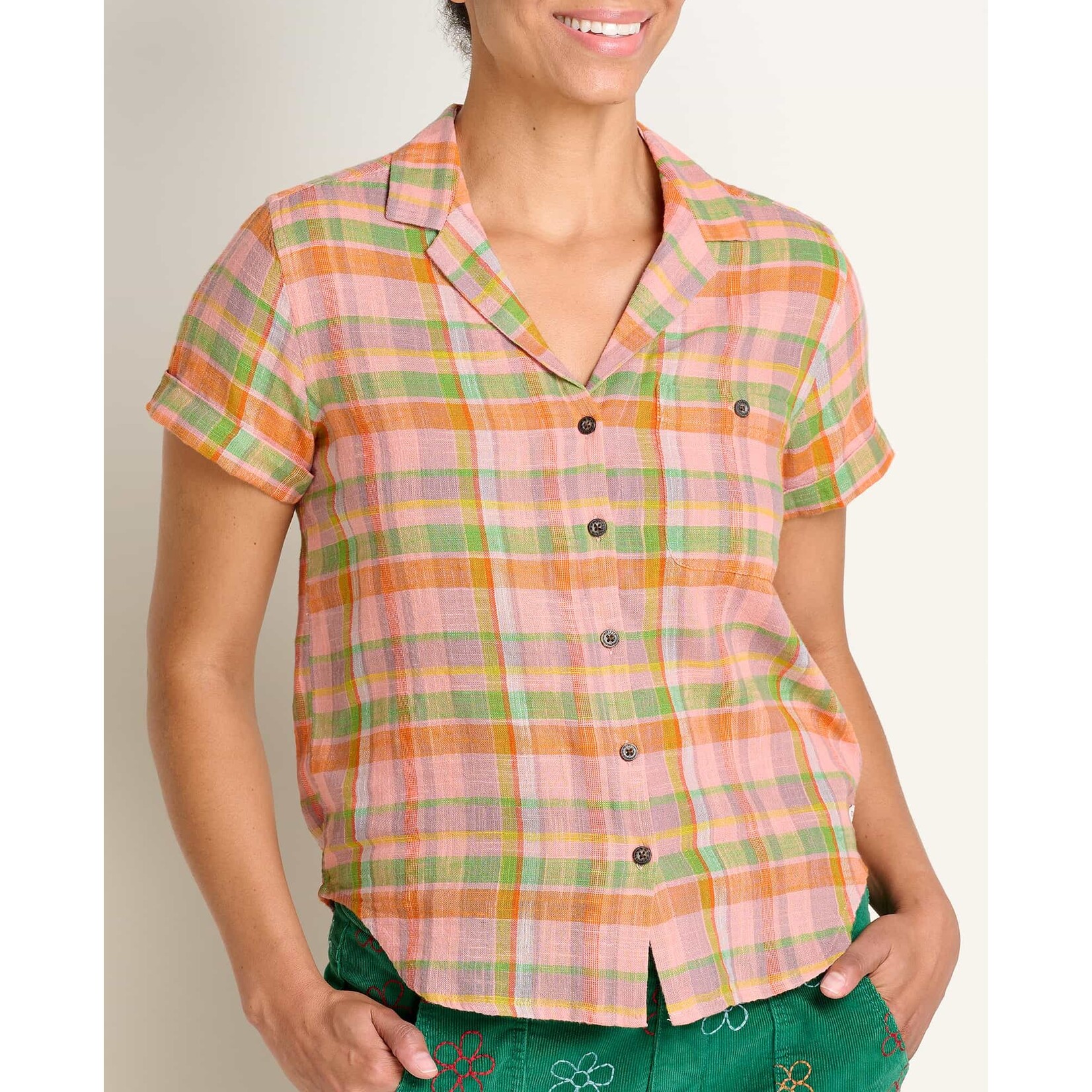 Toad & Co Women's Camp Cove Short Sleeve Shirt