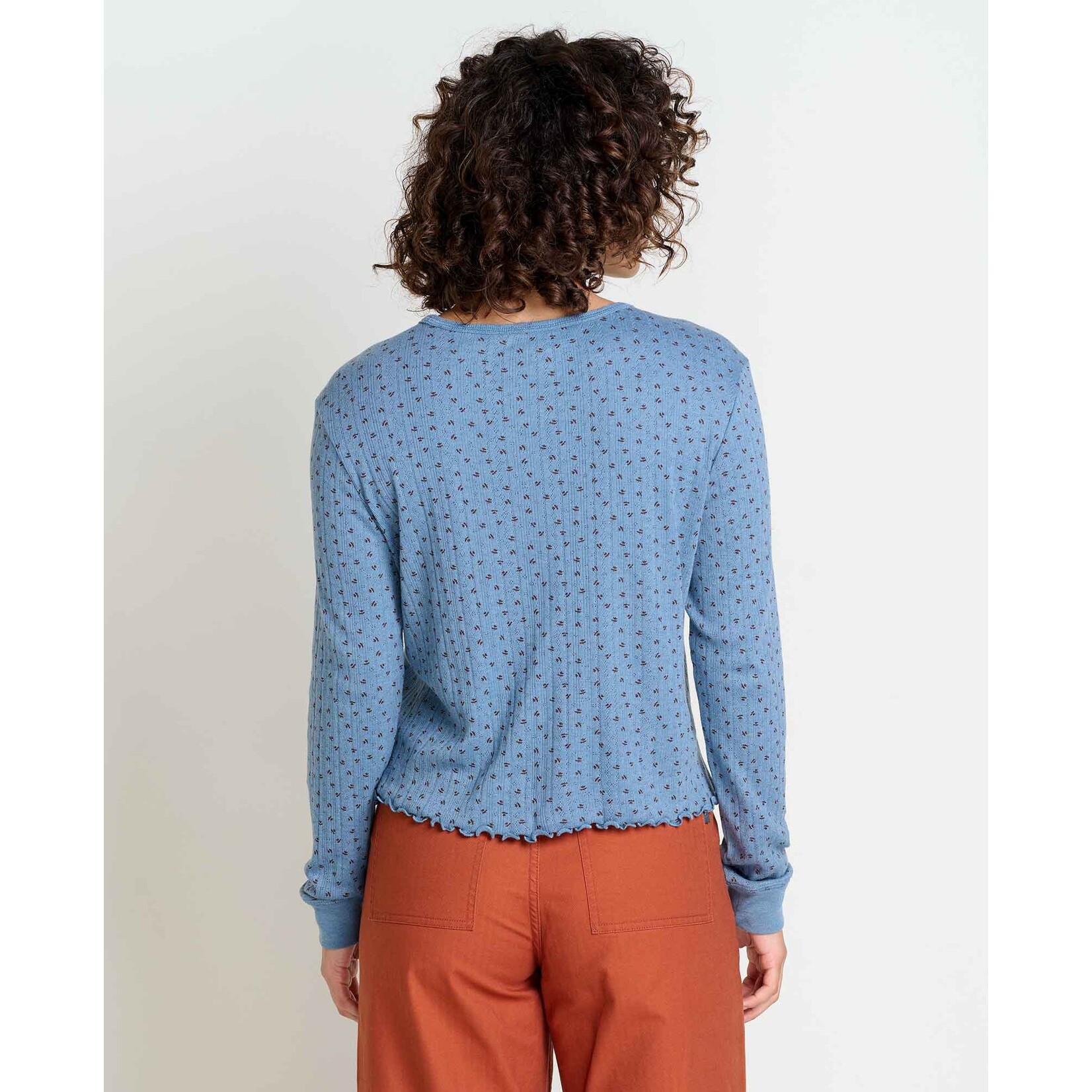 Toad & Co W's Foothill Pointelle Long Sleeve Crew