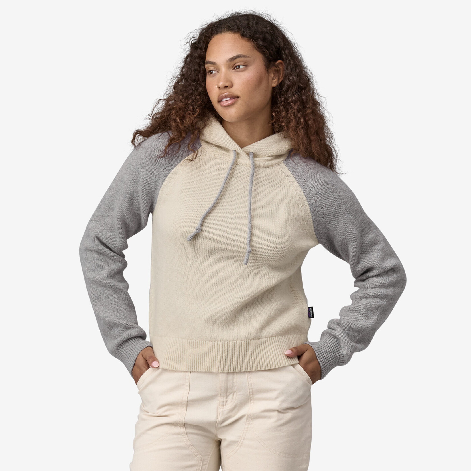 Patagonia Women's Recycled Wool-Blend Hooded P/O Sweater