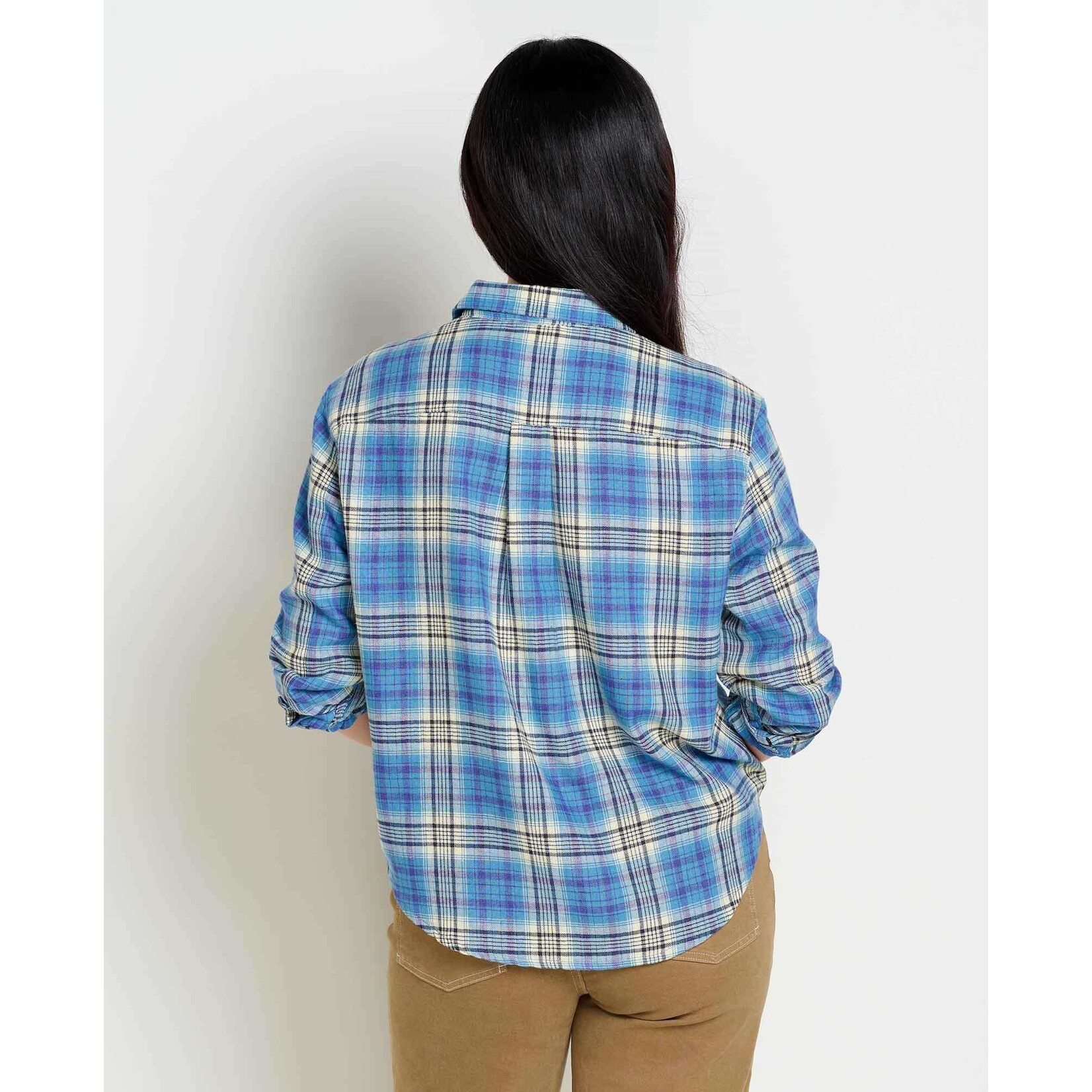 Toad & Co Women's Re-Form Flannel Boxy Long Sleeve Shirt