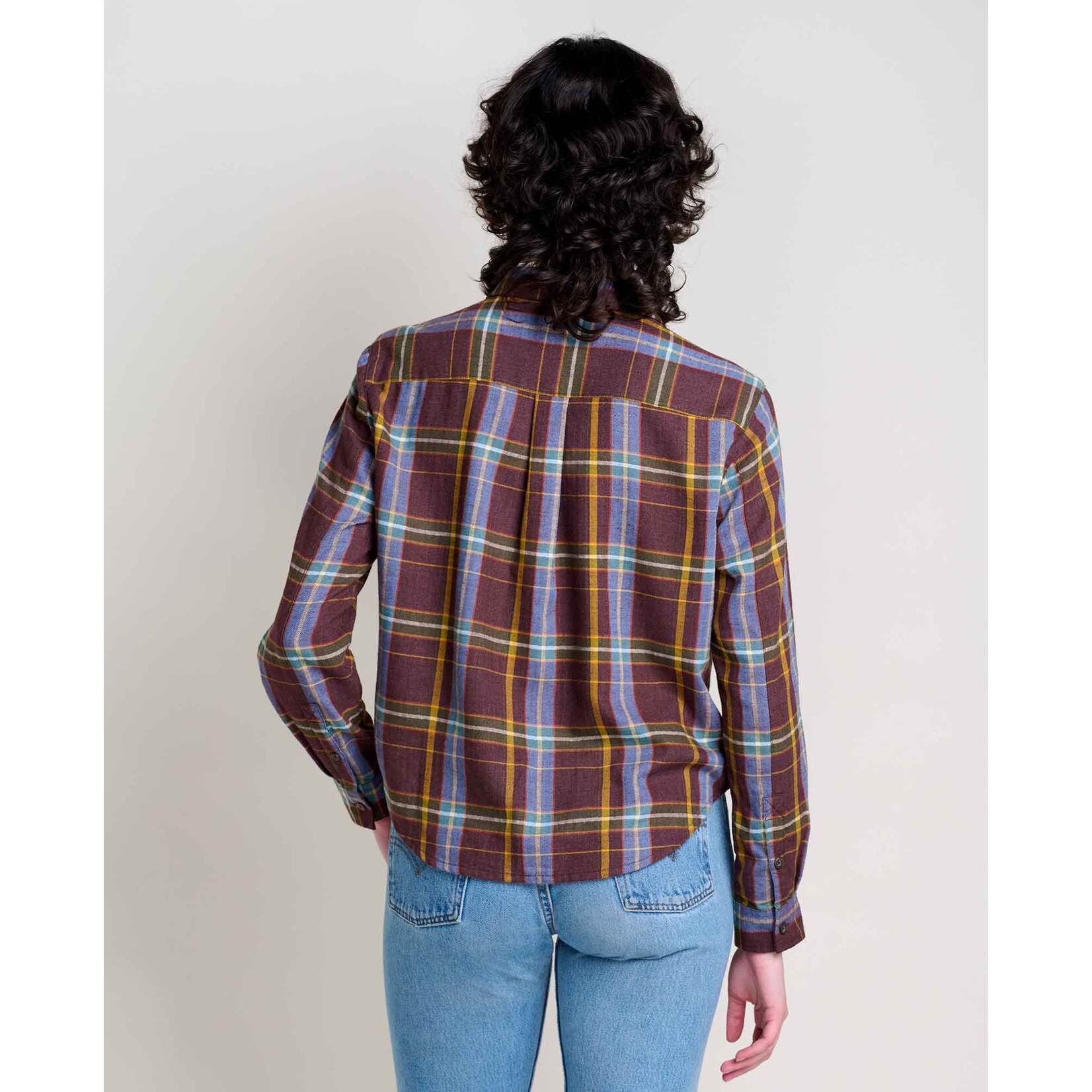 Toad & Co Women's Re-Form Flannel Boxy Long Sleeve Shirt