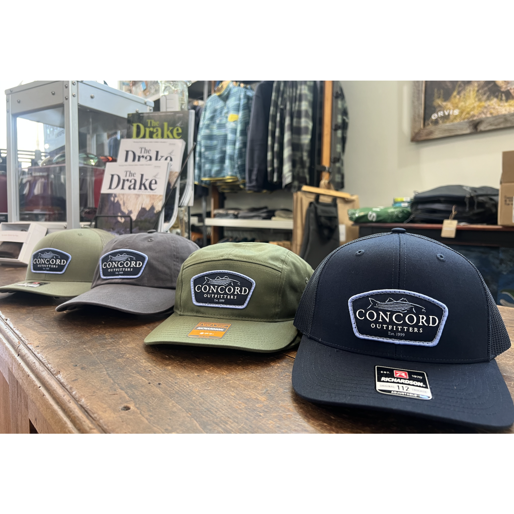 Concord Outfitters New Patch Hats