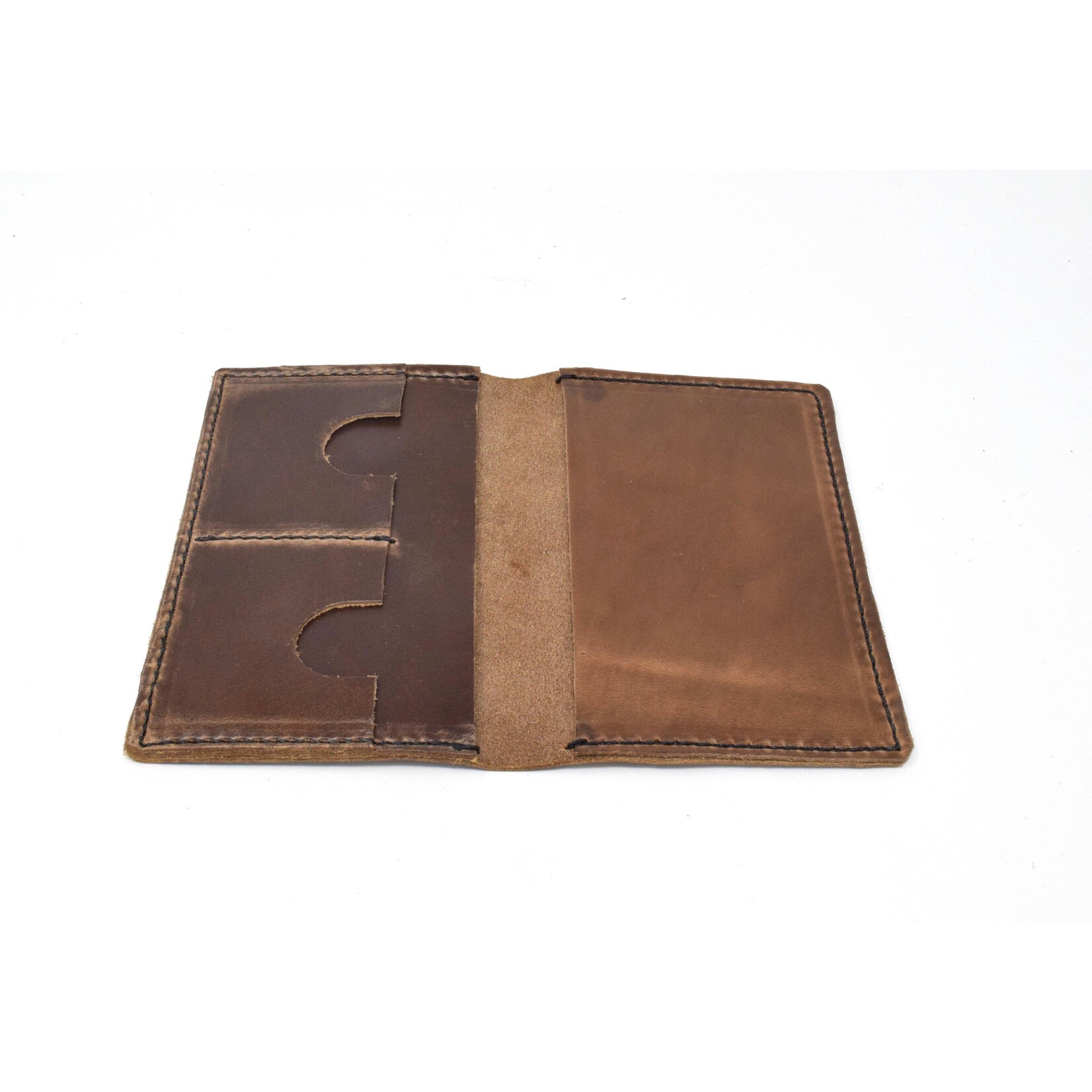 Whiskey Leatherworks Passport Wallet