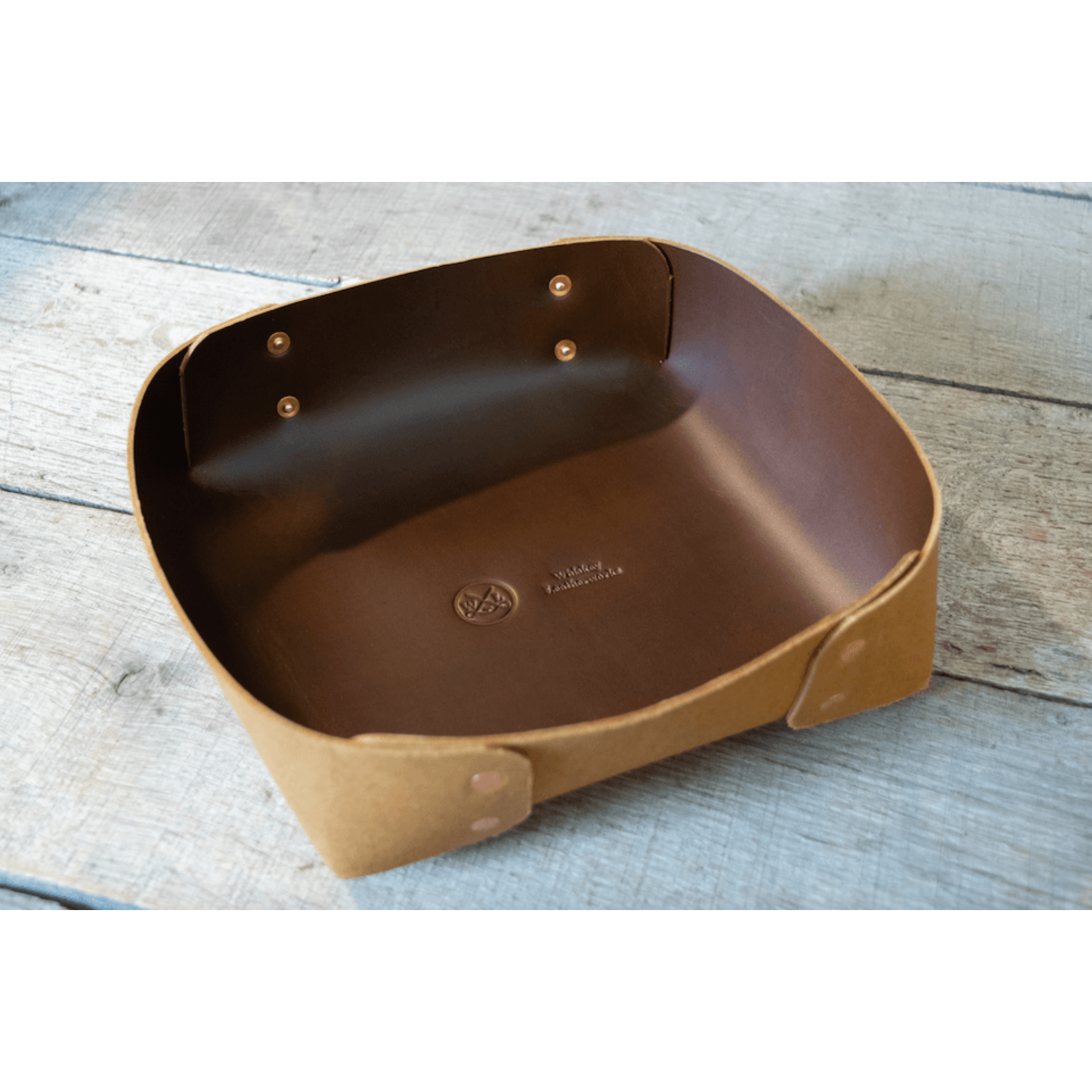Whiskey Leatherworks Leather Desk Valet