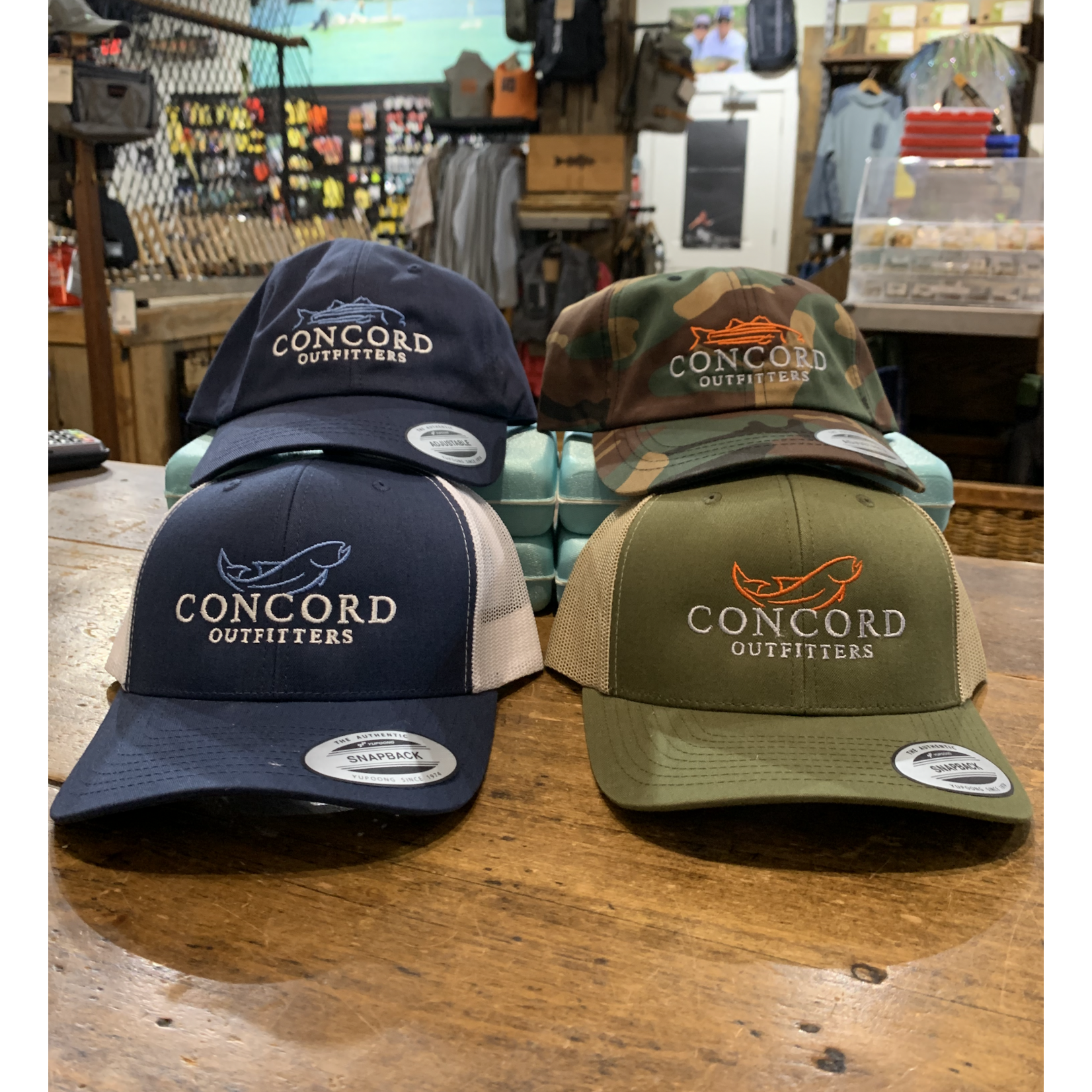 Concord Outfitters Logo Hats