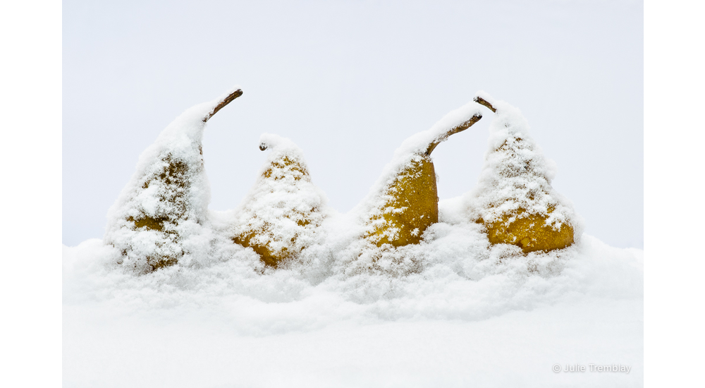 4 Snow Pears