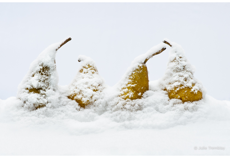 4 Snow Pears
