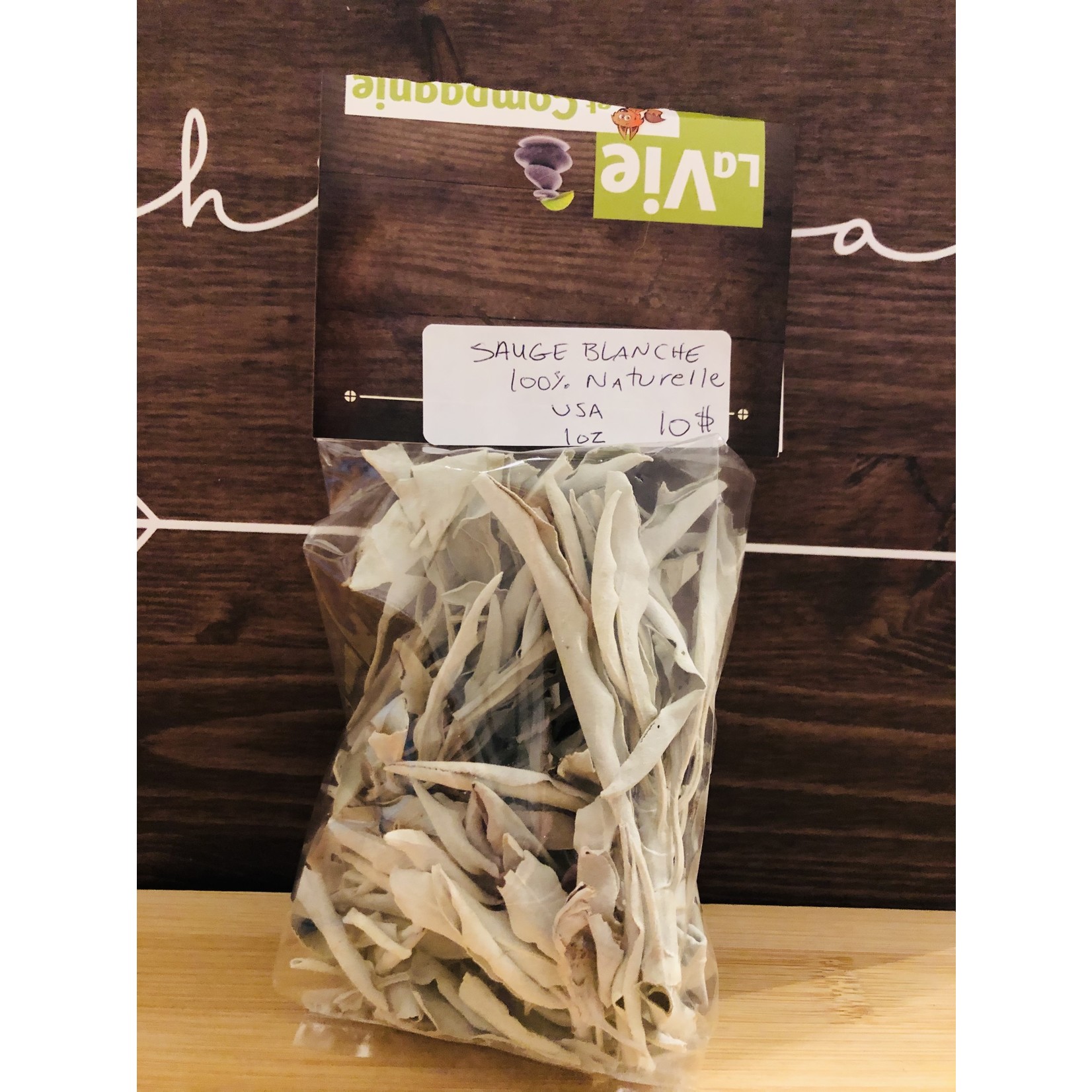 Pure California White Sage Cluster- 1 oz Package for Cleansing and Protection with 100% Natural Aromatic Herbs