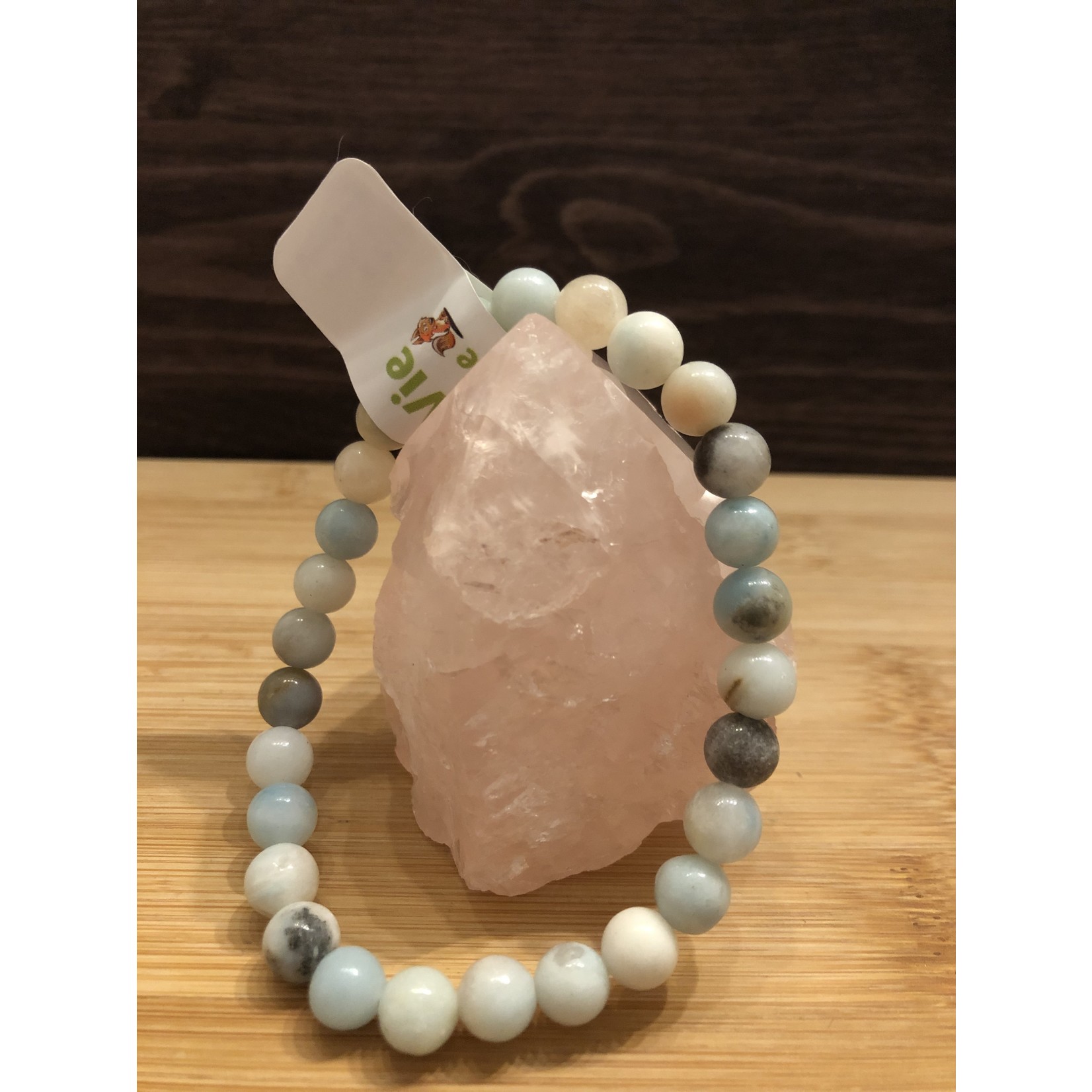 Bracelet Femme En Pierres Naturelles Avec Pendentif Cœur - 2 Pièces - Bijou Élégance Vintage Fantaisie