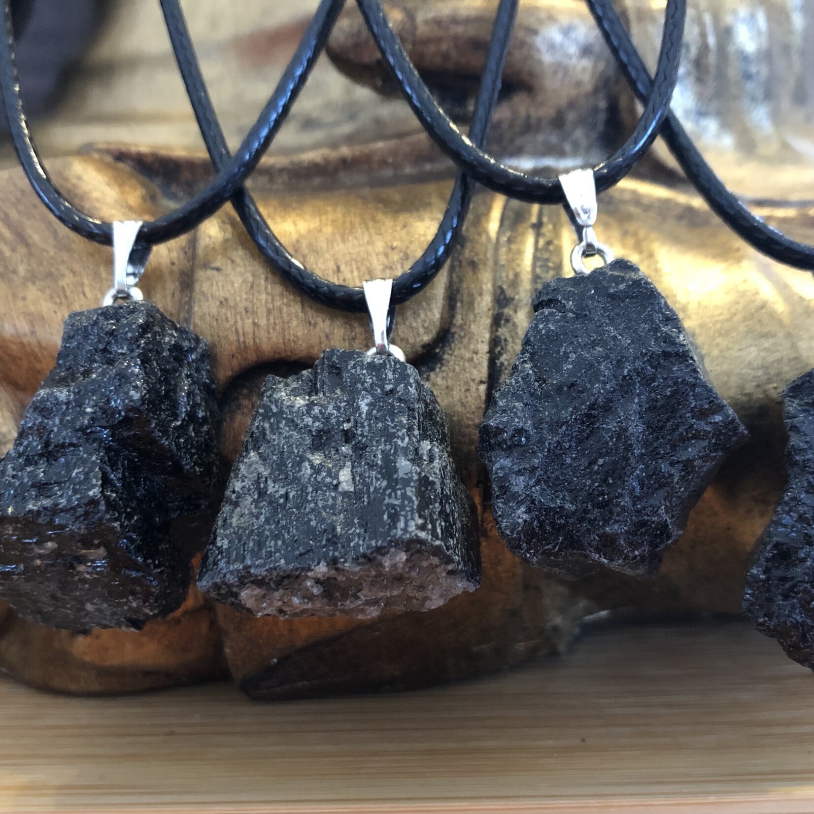 collier tourmaline noire