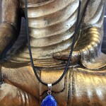 collier lapis lazuli goutte d'eau