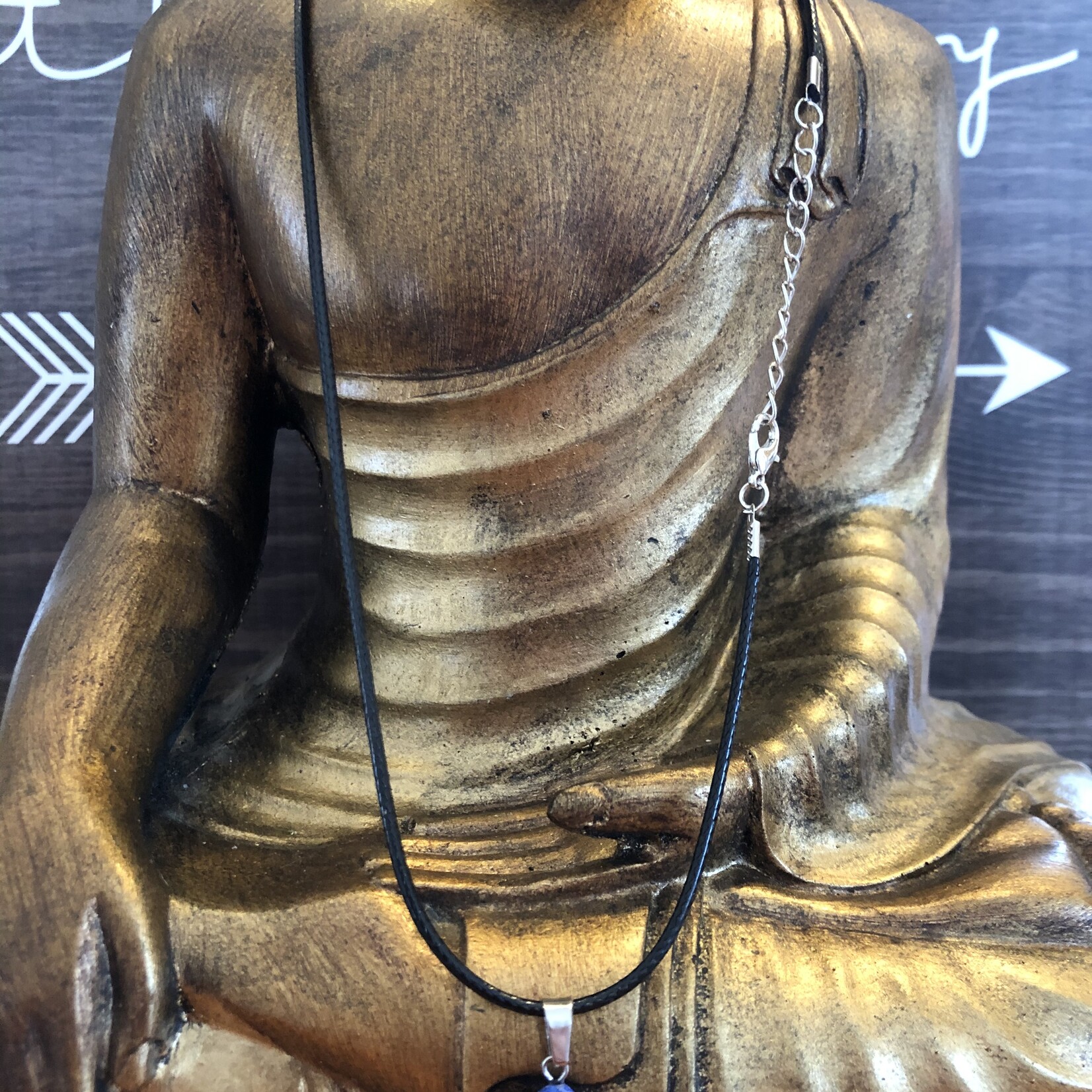 collier lapis lazuli goutte d'eau
