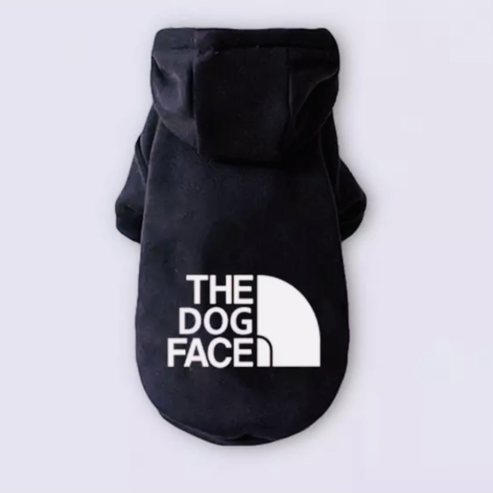 chandail the dog face pochette intégrée -noir-VENTE FINALE