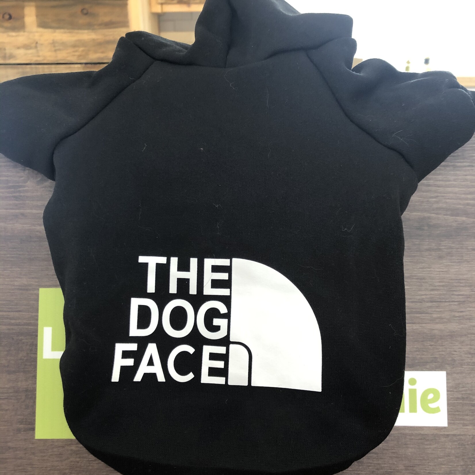 chandail the dog face pochette intégrée -noir-VENTE FINALE