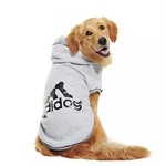 adidog sweater integrated pocket-grey-FINAL SALE