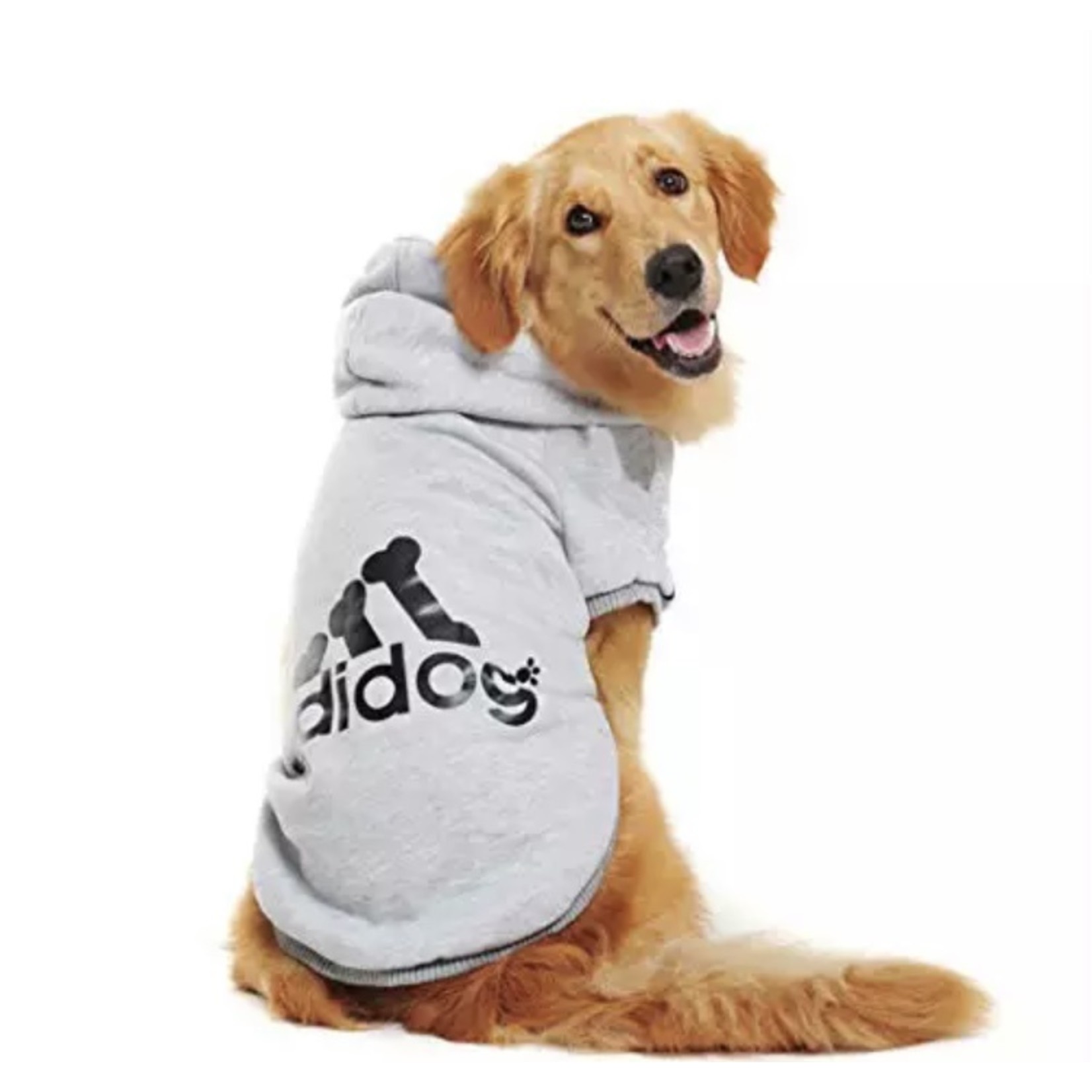 adidog sweater integrated pocket-grey-FINAL SALE