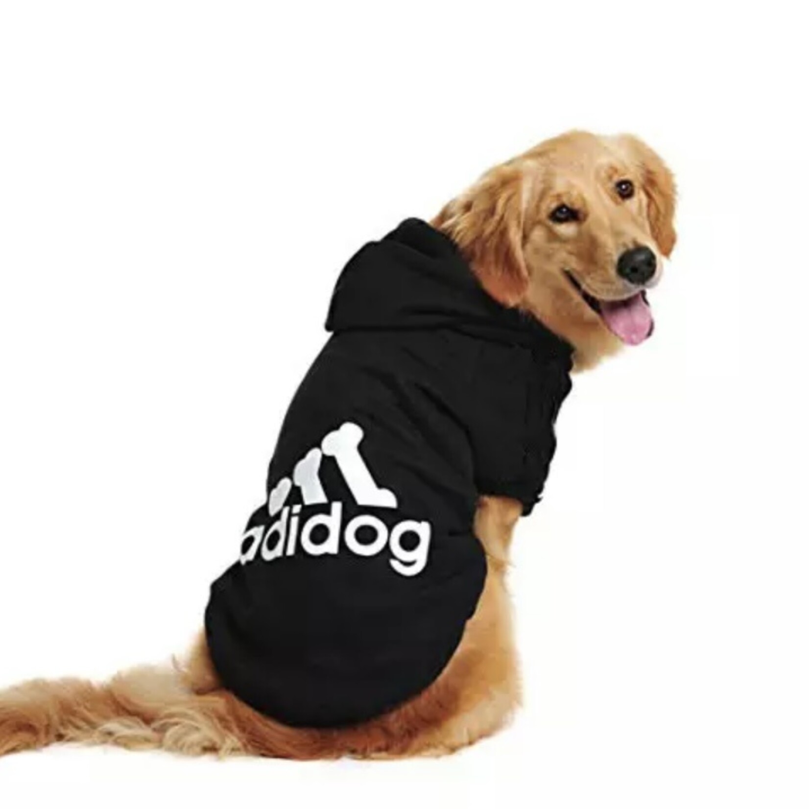 chandail adidog pochette intégrée-noir-VENTE FINALE