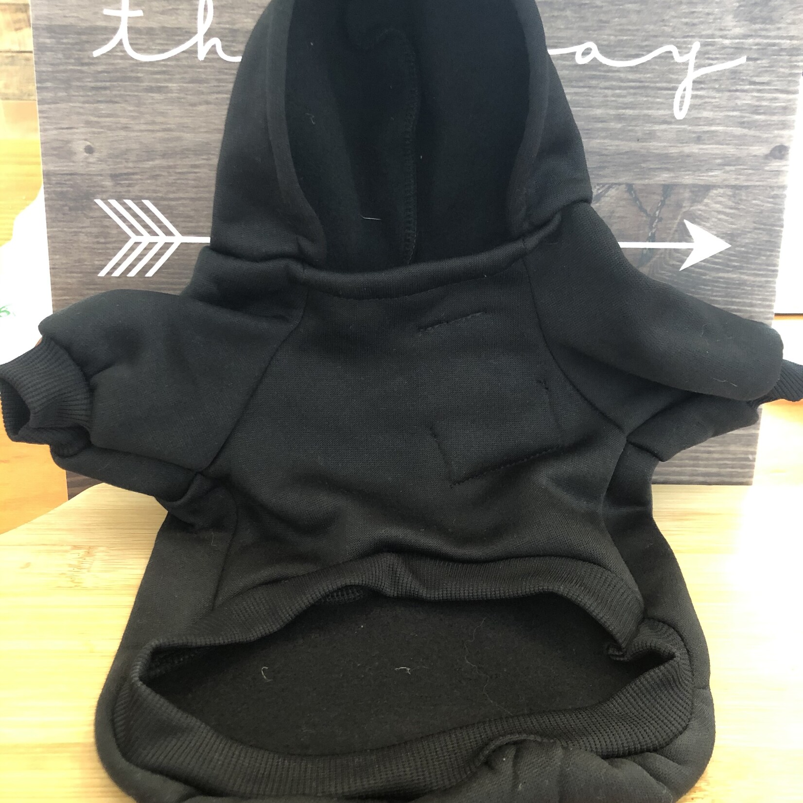 chandail adidog pochette intégrée-noir-VENTE FINALE