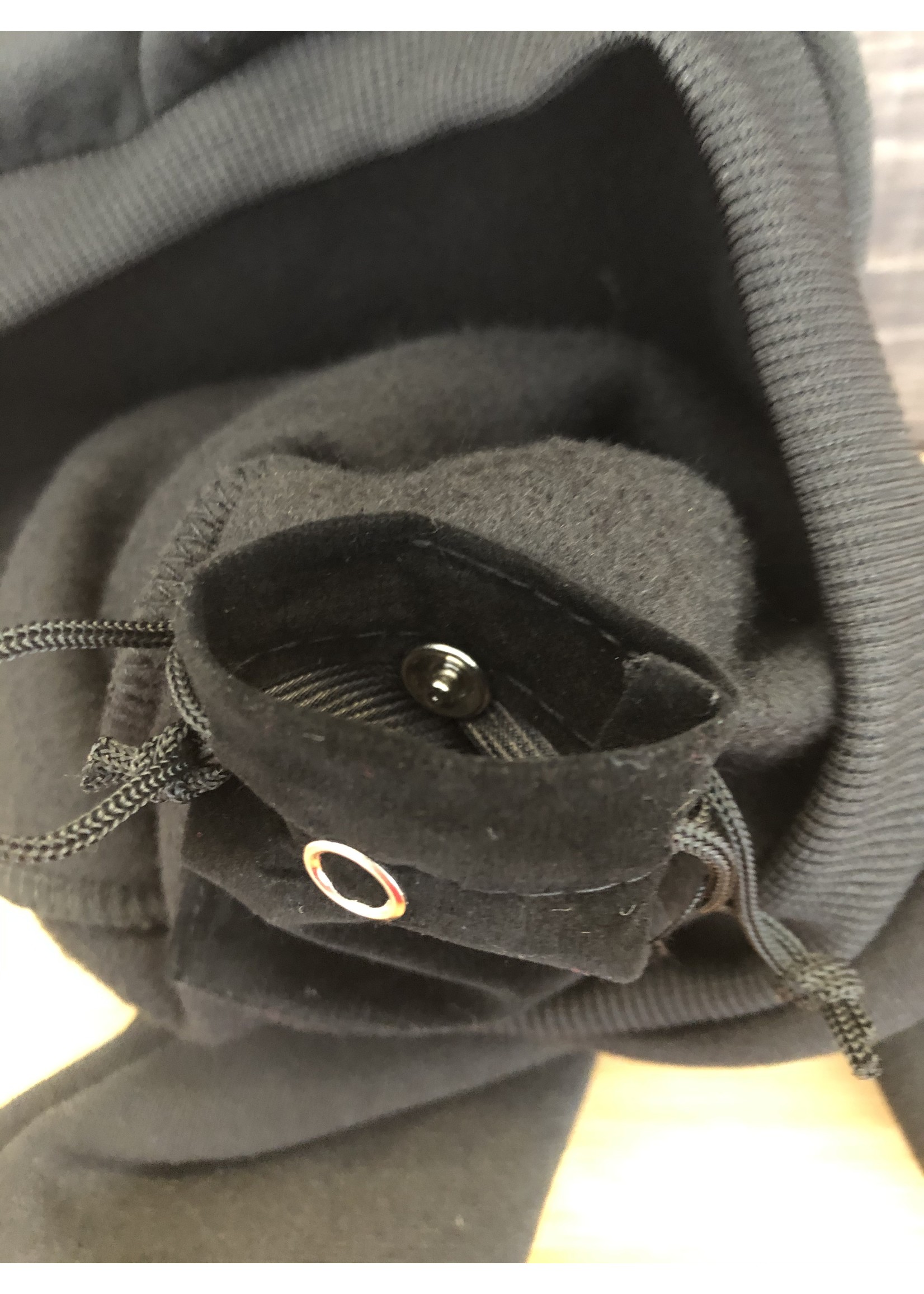 adidog sweater integrated pocket-black-FINAL SALE