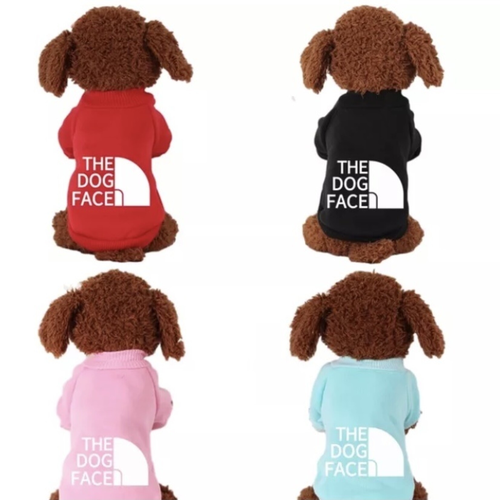 chandail the dog face pochette intégrée -noir-VENTE FINALE