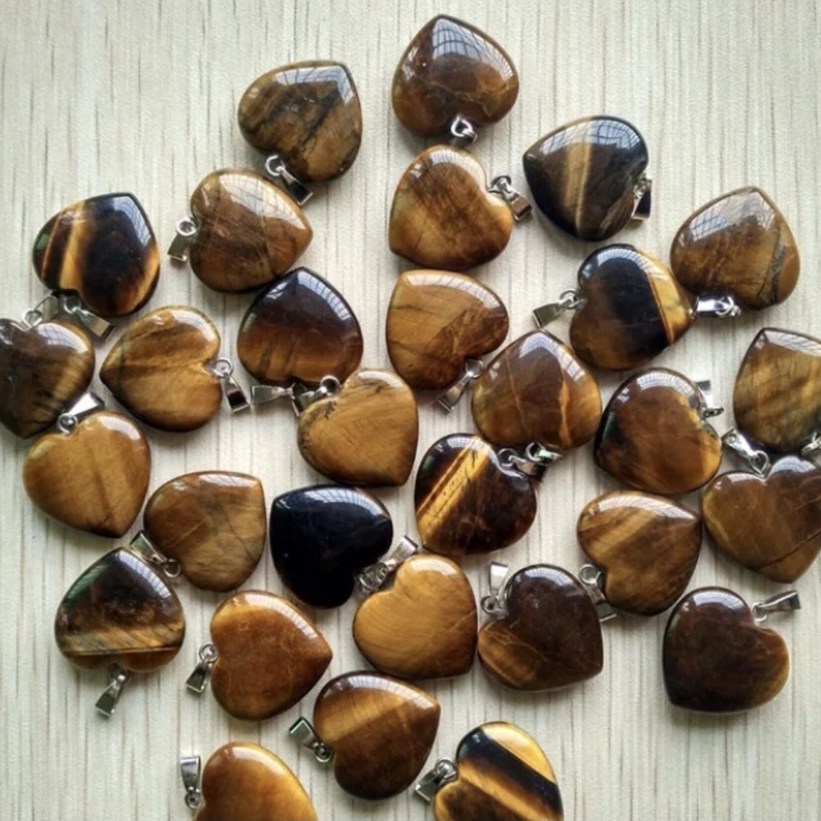 tiger eye pendant-20mm