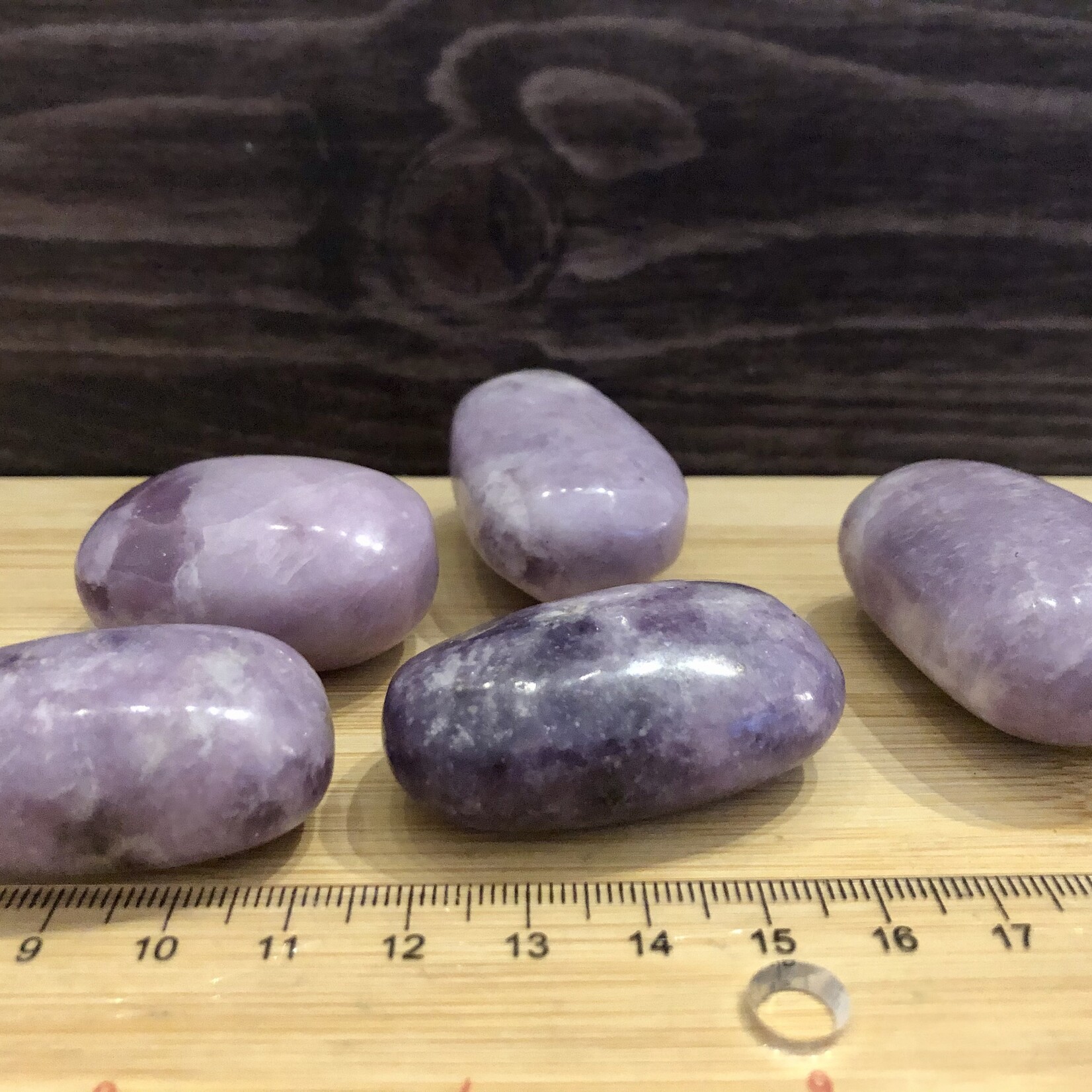 lepidolite pebble