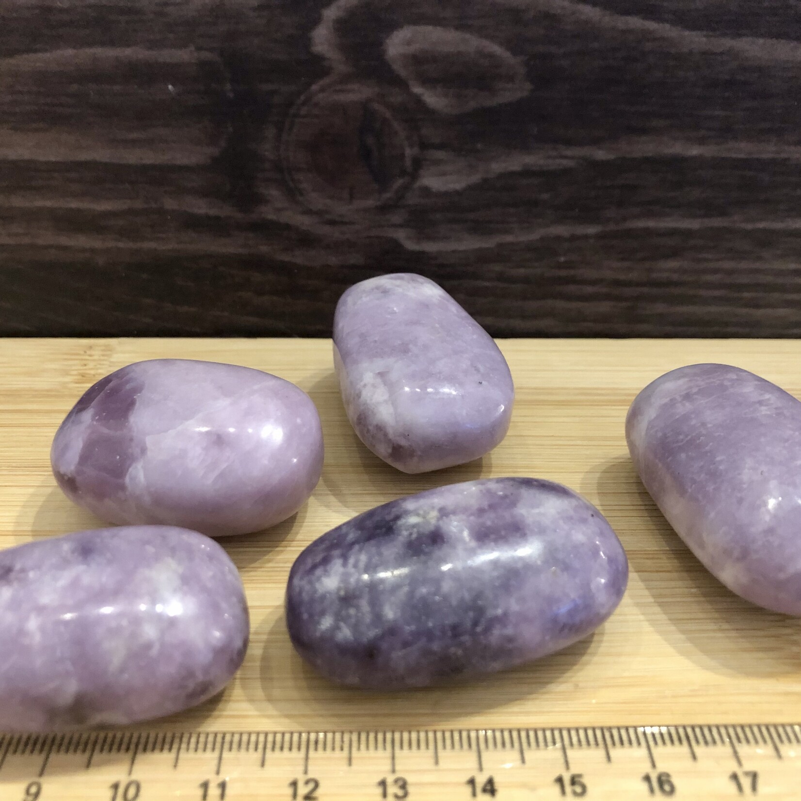 lepidolite pebble