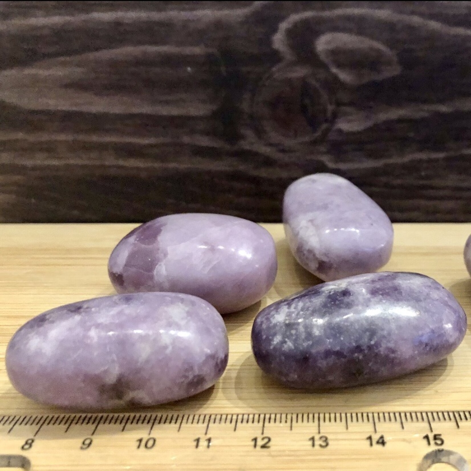 lepidolite pebble