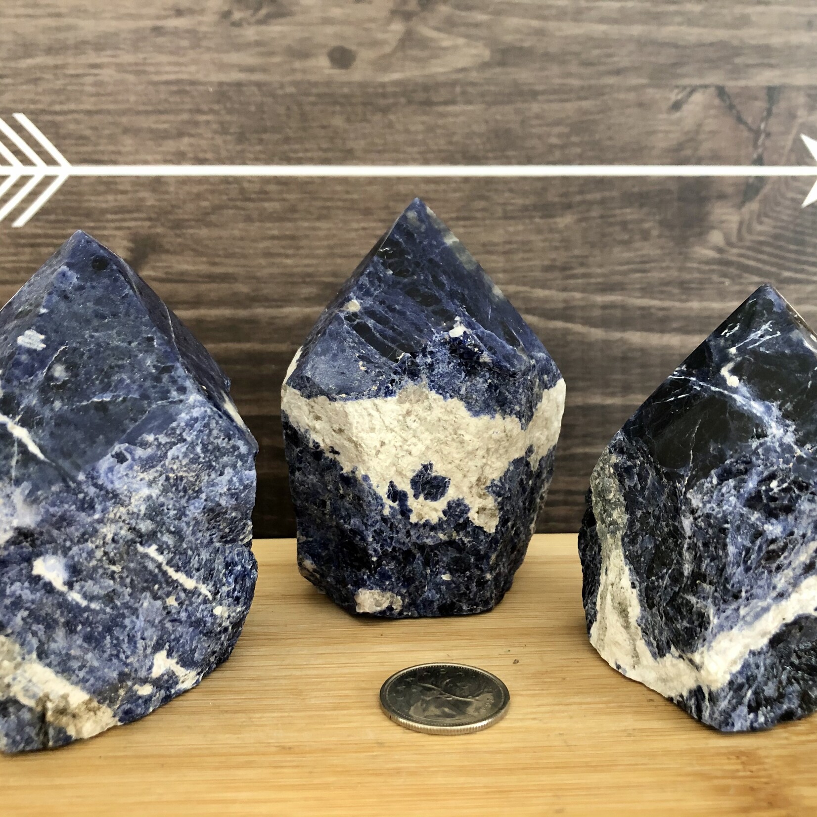 sodalite pointe polie