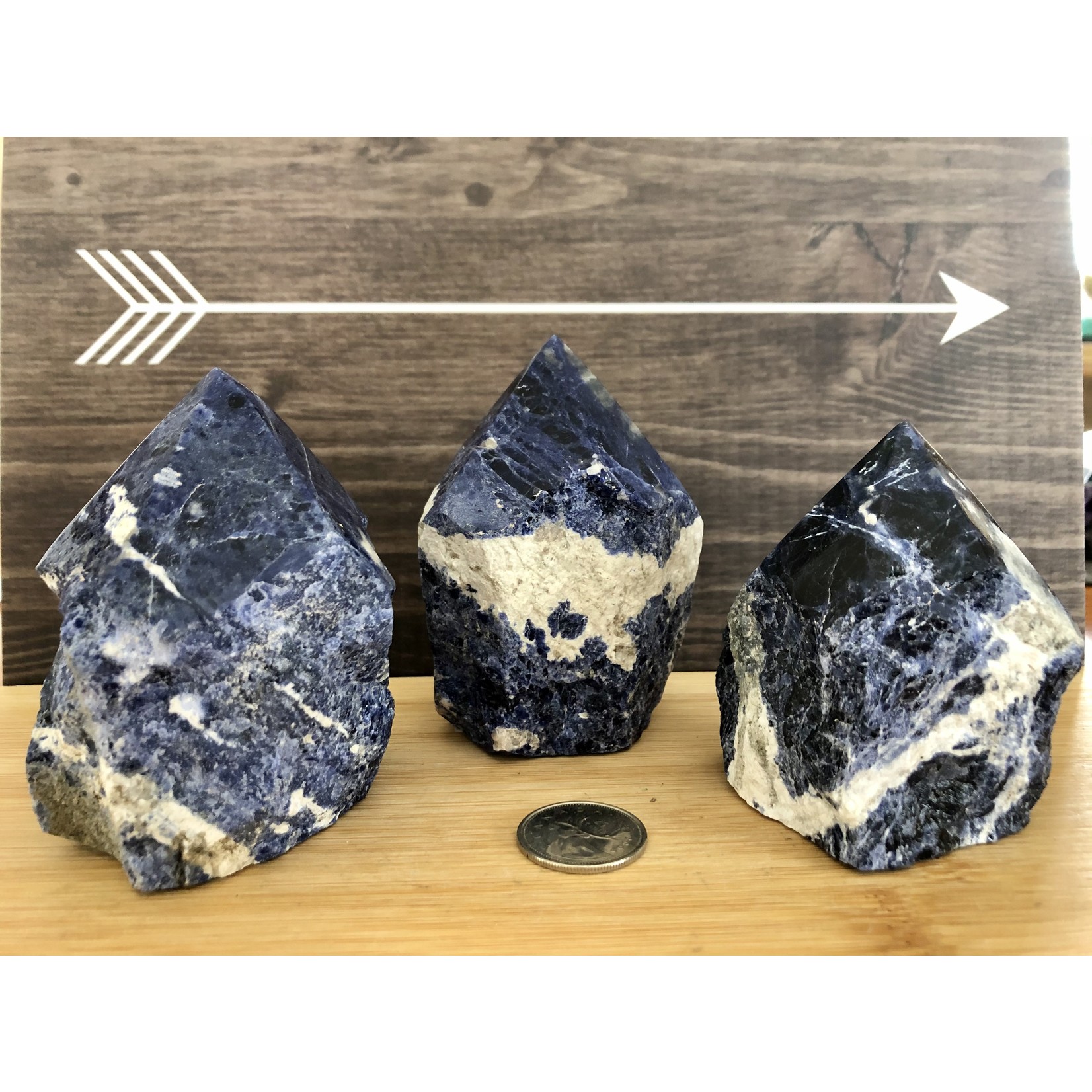 sodalite pointe polie