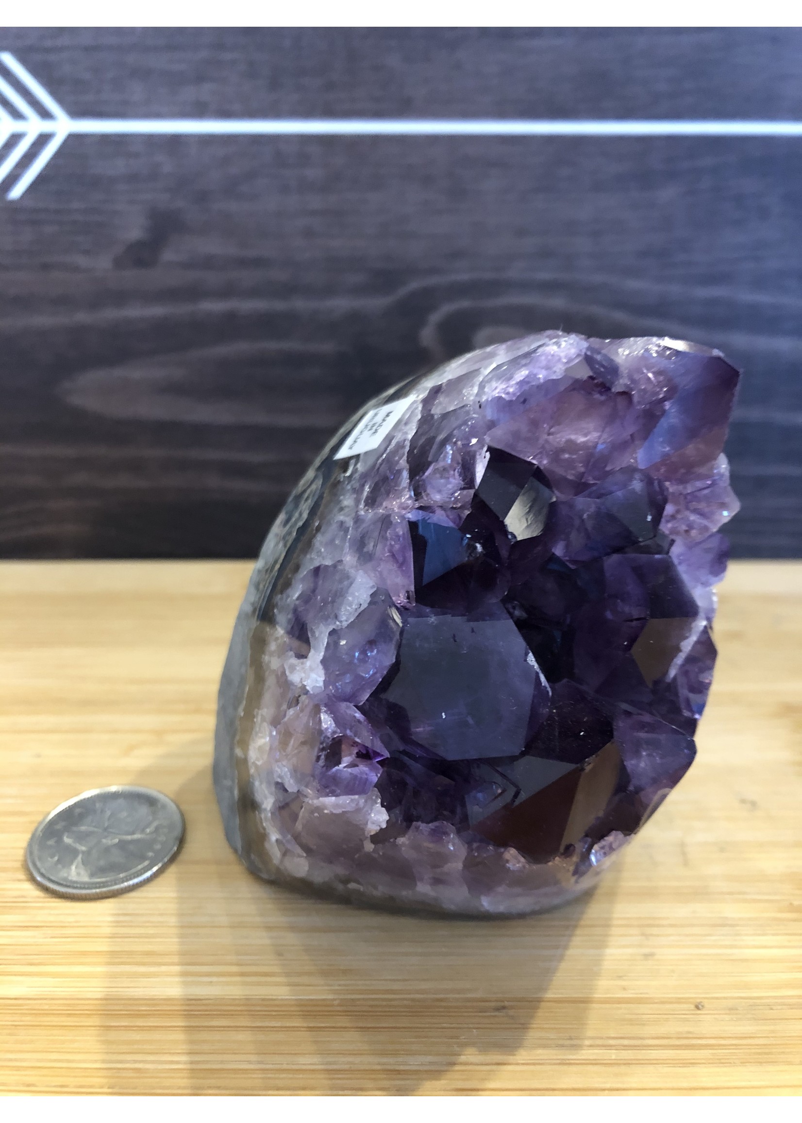 majestic amethyst free form, promotes spiritual upliftment, concentration and meditation