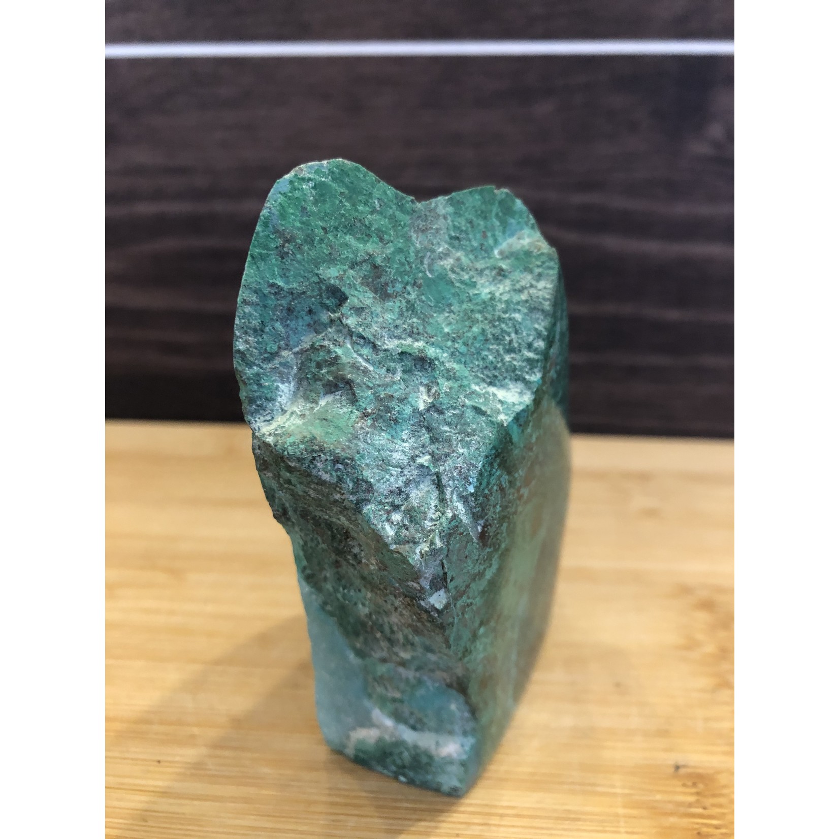 Large Striking Green Chrysocolla Freeform- A Positive Stone for Friendship and Warding Off Negativity