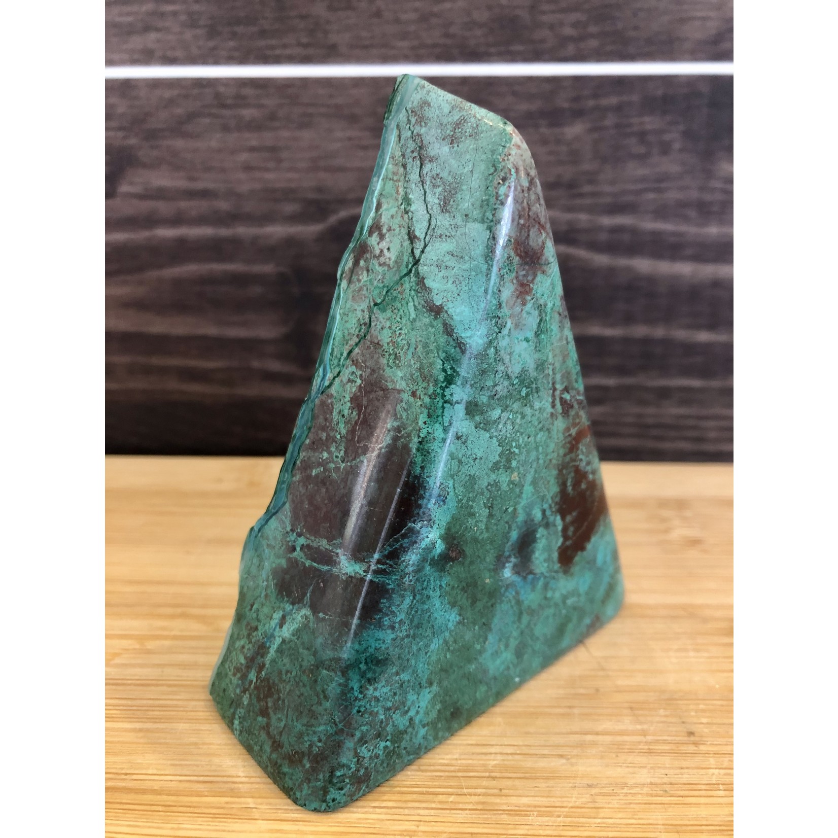 chrysocolla- cut base 397g